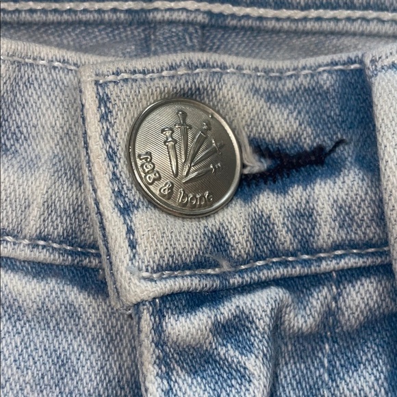 Light Blue Distressed Jeans - Picture 4 of 6